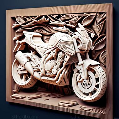 3D мадэль Honda CB500F (STL)